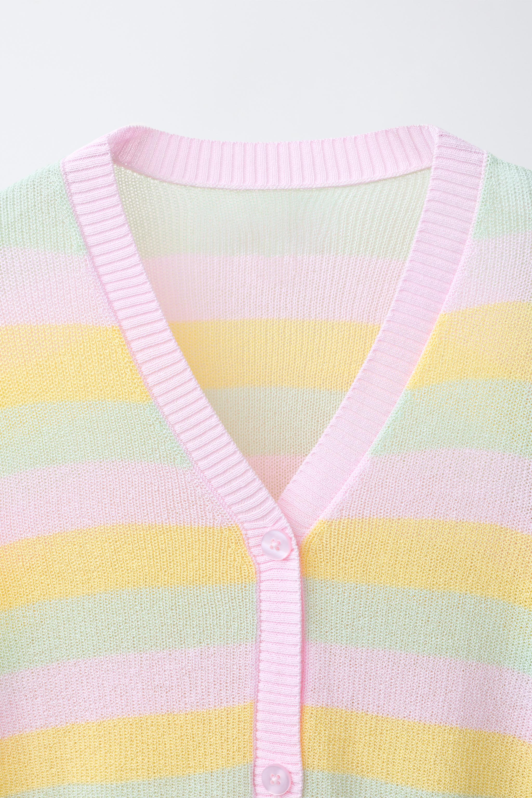 STRIPED CARDIGAN